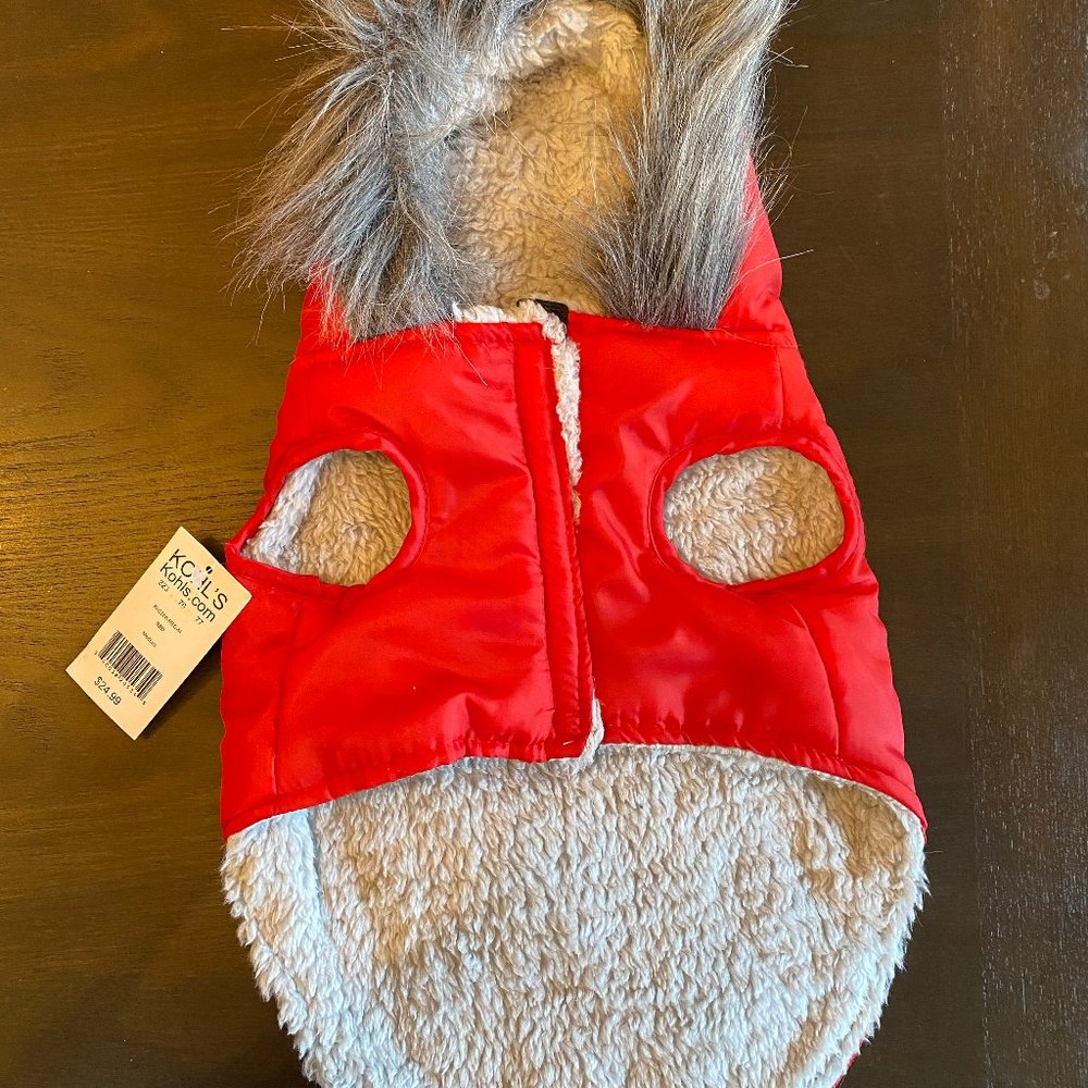 Red dog coat (*NWT)